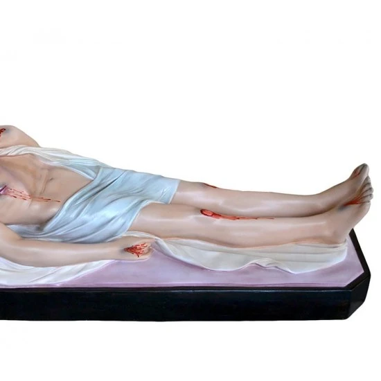 Statua Gesù Morto In Vetroresina 115 Cm - immagine 3