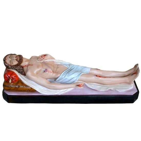 Statua Gesù Morto In Vetroresina 115 Cm