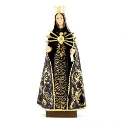 Statua Madonna Addolorata In Resina Colorata 28 Cm