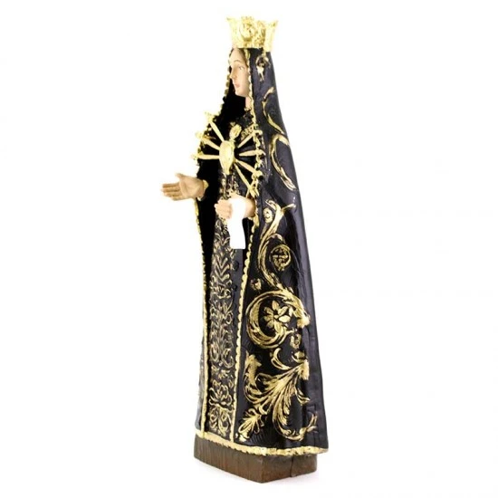 Statua Madonna Addolorata In Resina Colorata 28 Cm - immagine 3