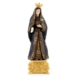 Statua Madonna Addolorata In Resina Colorata 50 Cm