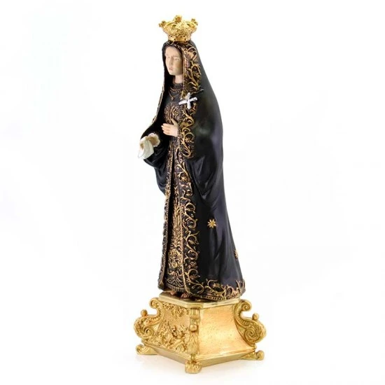 Statua Madonna Addolorata In Resina Colorata 50 Cm - immagine 7