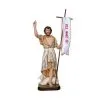 Statua San Giovanni Battista In Resina Dipinta 40 Cm