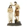 Statua Scena Battesimo Di Gesù Resina Colorata 9 Cm
