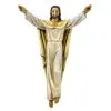 Statua Gesù Risorto Da Appendere In Resina 30,8 Cm