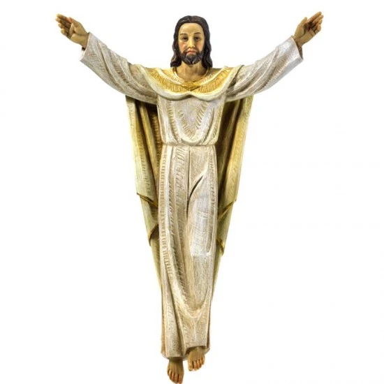 Statua Gesù Risorto Da Appendere In Resina 30,8 Cm - immagine 3