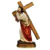 Statua Gesù Porta La Croce In Resina 29,3 Cm