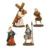 Scena La Salita Al Calvario Di Gesù In Resina 10,6 Cm