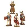 Scena Processo A Gesù In Resina Colorata 9,5 Cm