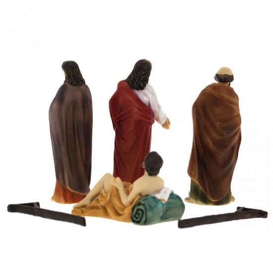 Scena Miracolo Di Gesù Guarigione Del Paralitico 9 Cm - immagine 3