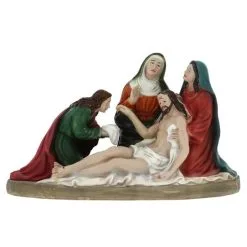 Scena Deposizione Di Gesù In Resina 11,5 Cm