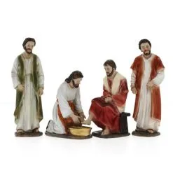 Scena Lavanda Dei Piedi Resina 12,6 Cm