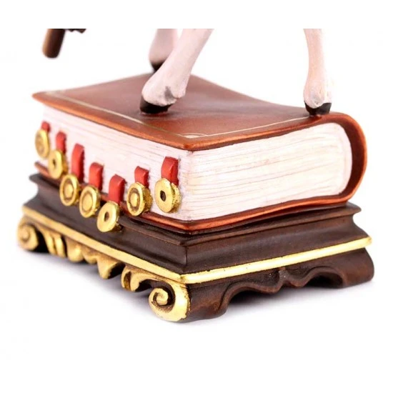 Statua Agnello Pasquale In Legno 28 Cm - immagine 8