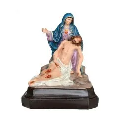 Statua Della Pietà In Resina 30 Cm