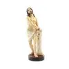 Statua Cristo Alla Colonna In Resina Colorata 20 Cm