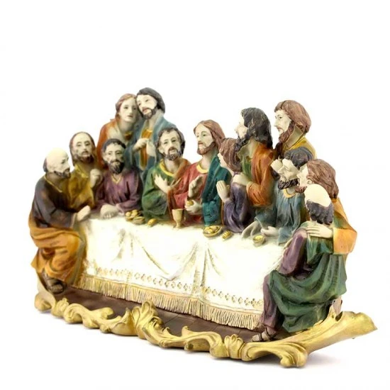 Statua Ultima Cena In Resina 15 Cm - immagine 2