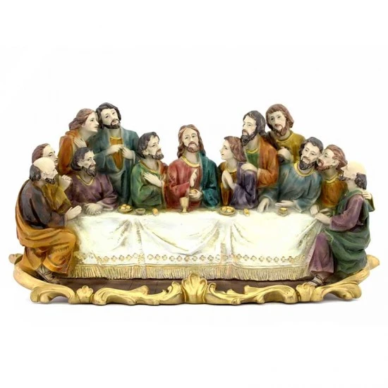 Statua Ultima Cena In Resina 15 Cm - immagine 4