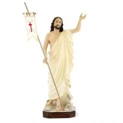Statua Gesù Risorto In Resina 40 Cm