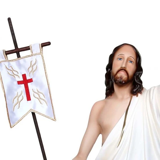 Statua Gesù Risorto In Resina Vuota 60 Cm - immagine 3