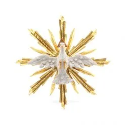 Spirito Santo Con Raggiera In Legno Diametro 88 Cm