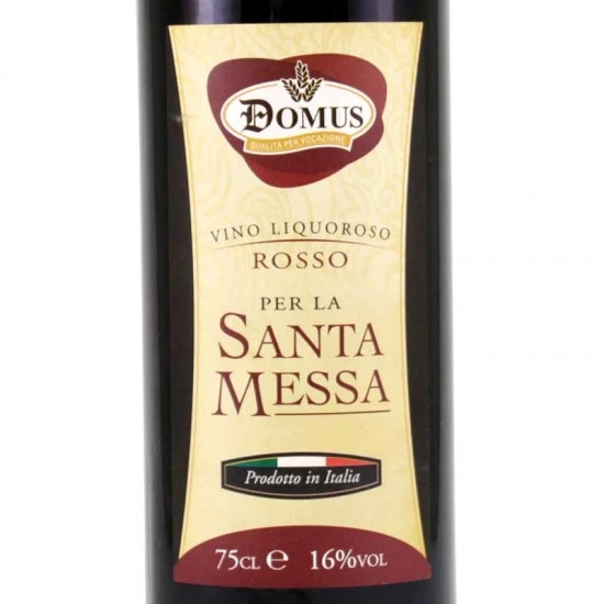 Vino Da Messa Rosso Liquoroso Dolce - 75 Cl Domus - immagine 2