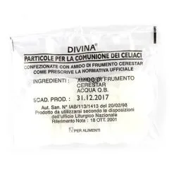 Particola Celiaci Conf 50 Pz Diametro 3,5 Cm