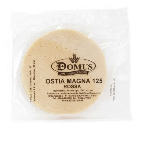 Ostia Magna Pane Rossa 5 Pezzi Diametro 125 Mm