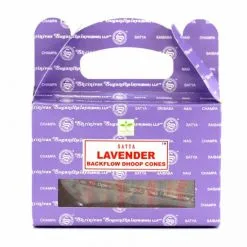 Coni Di Incenso A Riflusso Satya Lavanda 24 Pezzi