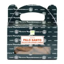 Coni Di Incenso A Riflusso Satya Palo Santo 24 Pezzi