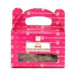 Coni Di Incenso A Riflusso Satya Rosa 24 Pezzi