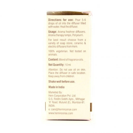 Olio Profumato Ambra Mistico Hem 10 Ml - immagine 5
