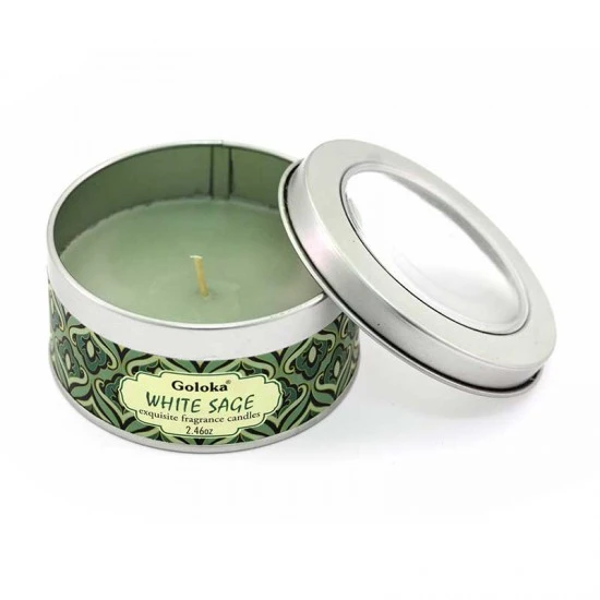Candela Profumata Goloka Salvia Bianca 70 G - immagine 2