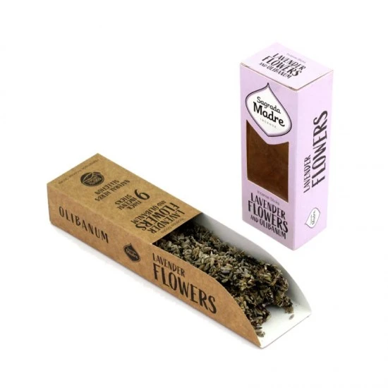 Bastoncini Incenso Lavanda E Olibano Sagrada Madre 9 Pz - immagine 2