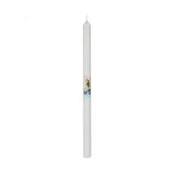 Candela Battesimo In Cera 26 Cm 40 Grammi