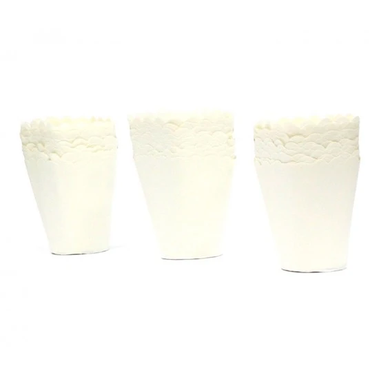 Flambeaux Bianco In Carta Confezione 100 Pz - immagine 4