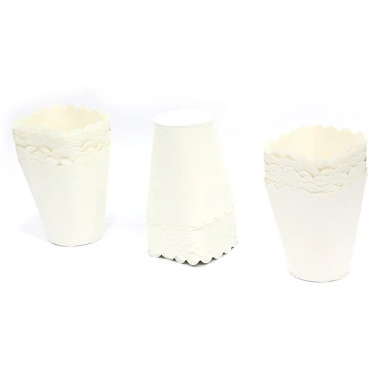 Flambeaux Bianco In Carta Confezione 100 Pz - immagine 3