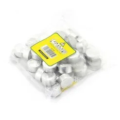 Lumino Cera In Alluminio 5 Ore (Confezione 50 Pz)