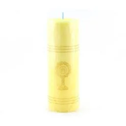 Cerone Santissimo Cera Gialla 19 Cm Diametro 6,5 Cm