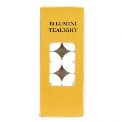 Lumini Cera In Alluminio Diametro 3,8 Cm (Confezione 10 Pz)