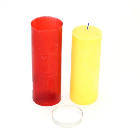 Cerone Liturgico Plastica Rossa 7x20 Cm - immagine 5