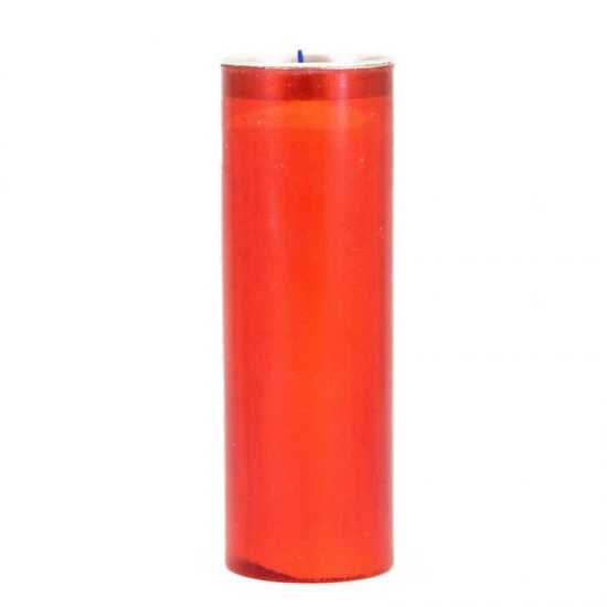 Cerone Liturgico Plastica Rossa 7x20 Cm - immagine 7
