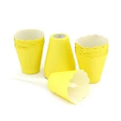 Flambeaux Giallo In Carta Confezione 100 Pz