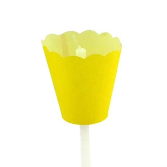 Flambeaux Giallo In Carta Confezione 100 Pz - immagine 2