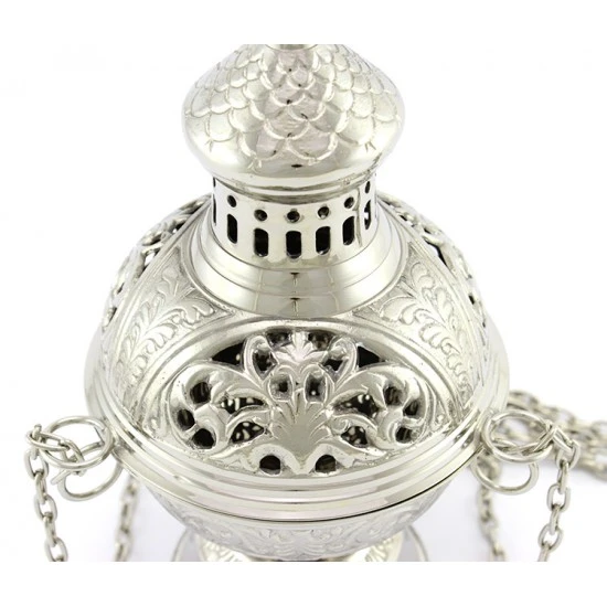 Turibolo Medio Argentato 25 Cm Diametro 14 Cm - immagine 3