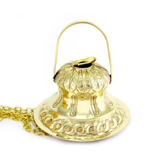 Turibolo Grande Metallo Dorato 30 Cm - immagine 6