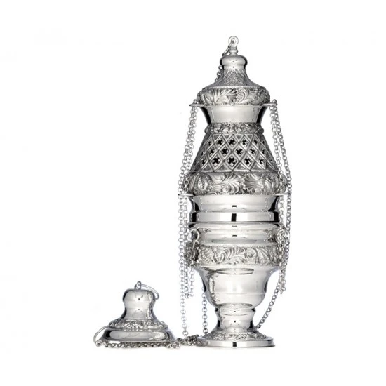 Turibolo In Argento 800°° Gigante 35 Cm