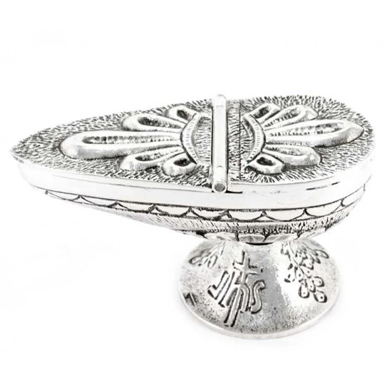 Turibolo E Navetta Cesellato Con Decoro Cerchi 28 Cm - immagine 7