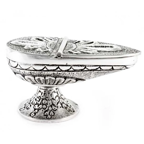 Turibolo E Navetta Cesellato Con Decoro Cerchi 28 Cm - immagine 8