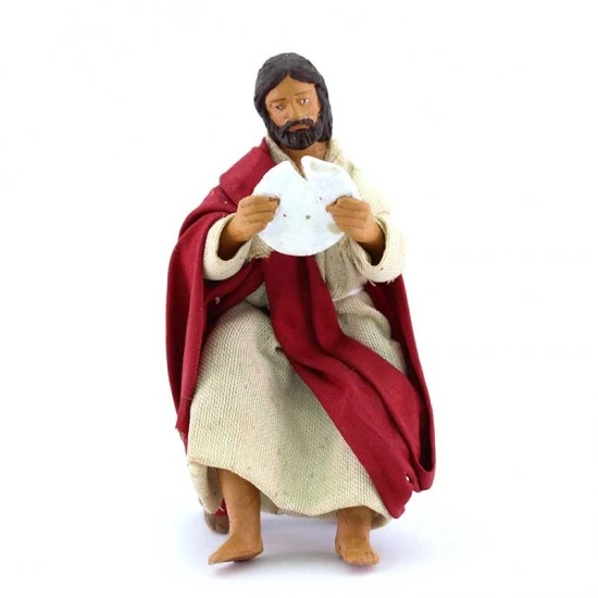 Ultima Cena Statue In Terracotta Vestita 13 Cm - immagine 5