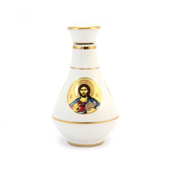 Bottiglia Ultima Cena In Ceramica Per Essenze 8,5 Cm - immagine 2